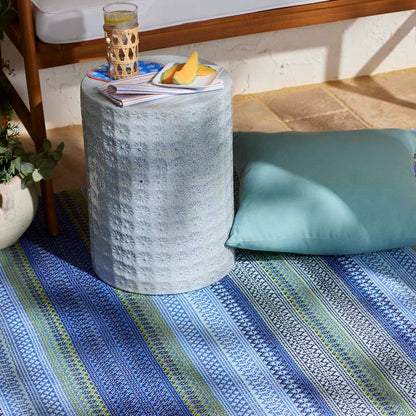Fiesta Stripe Handwoven Indoor/Outdoor Rug