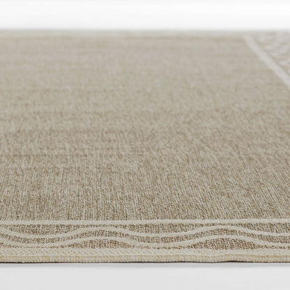 Wave Border Outdoor Rug