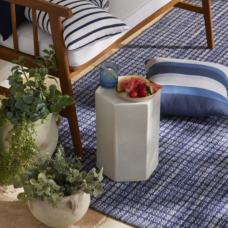 Coco Blue Handwoven Indoor/Outdoor Rug
