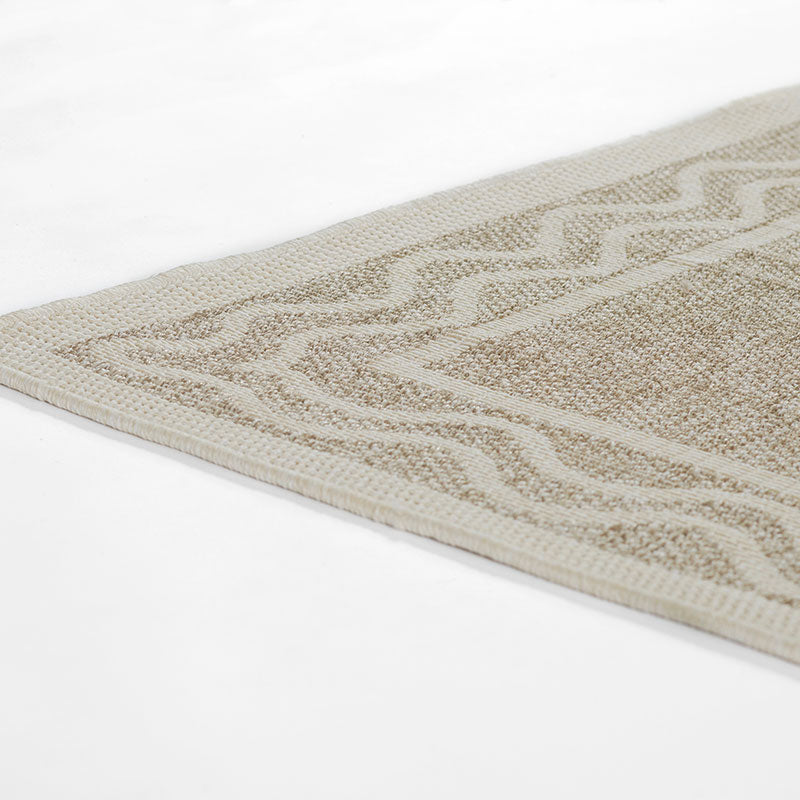 Wave Border Outdoor Rug
