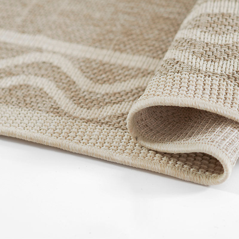 Wave Border Outdoor Rug