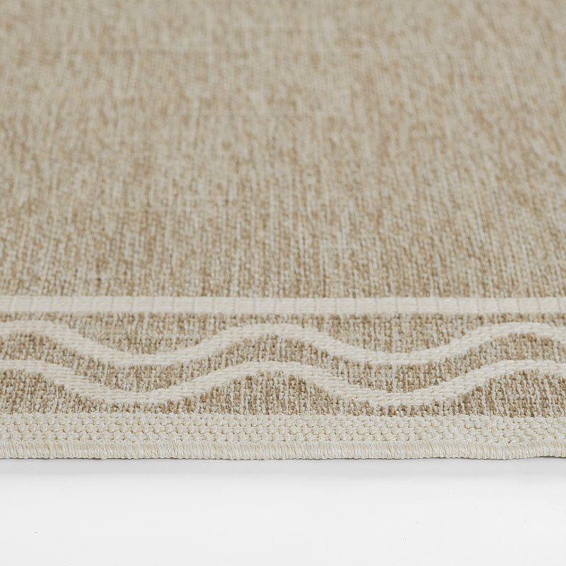 Wave Border Outdoor Rug