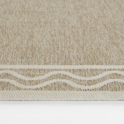 Wave Border Outdoor Rug