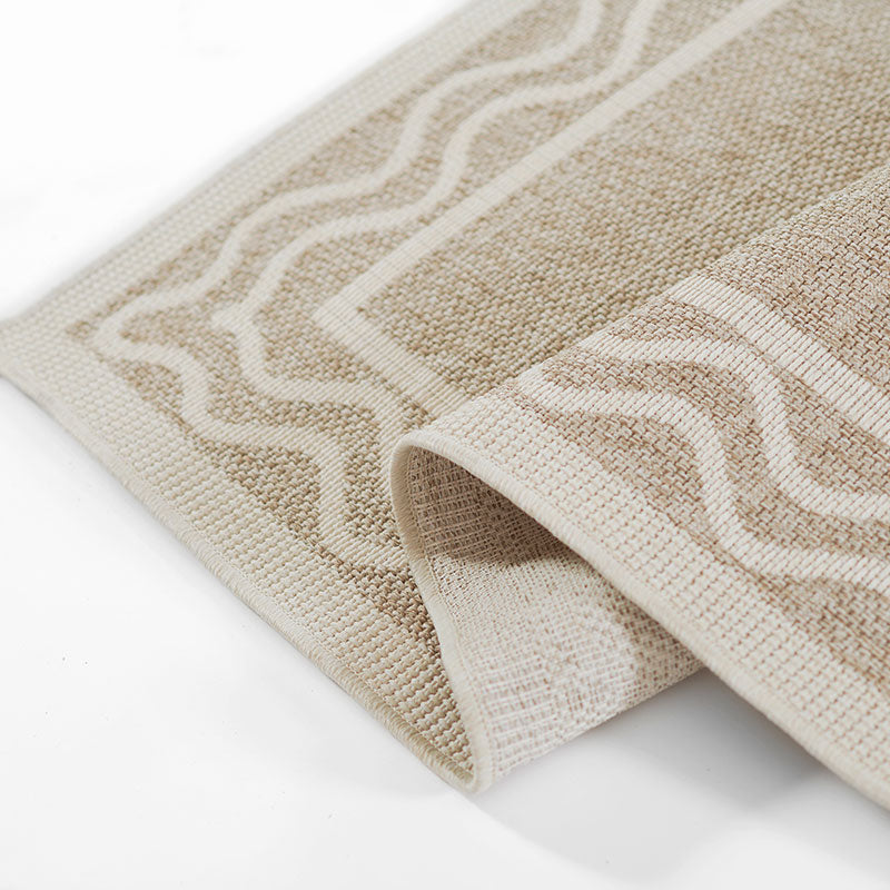 Wave Border Outdoor Rug