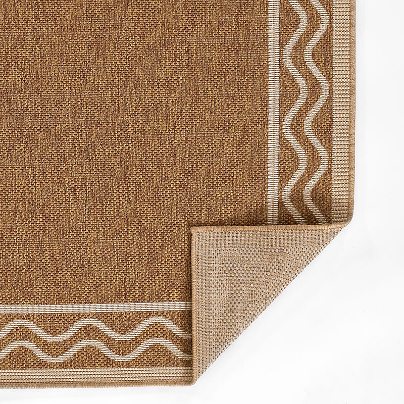 Wave Border Outdoor Rug