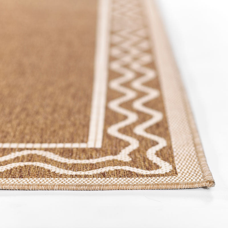 Wave Border Outdoor Rug