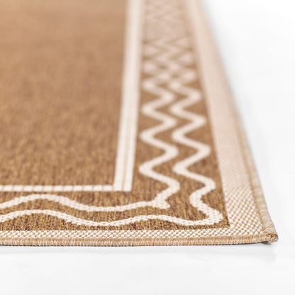 Wave Border Outdoor Rug