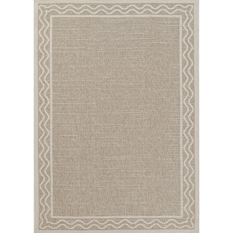 Wave Border Outdoor Rug