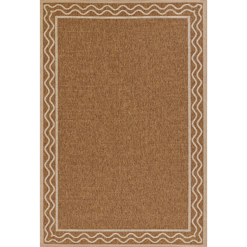 Wave Border Outdoor Rug
