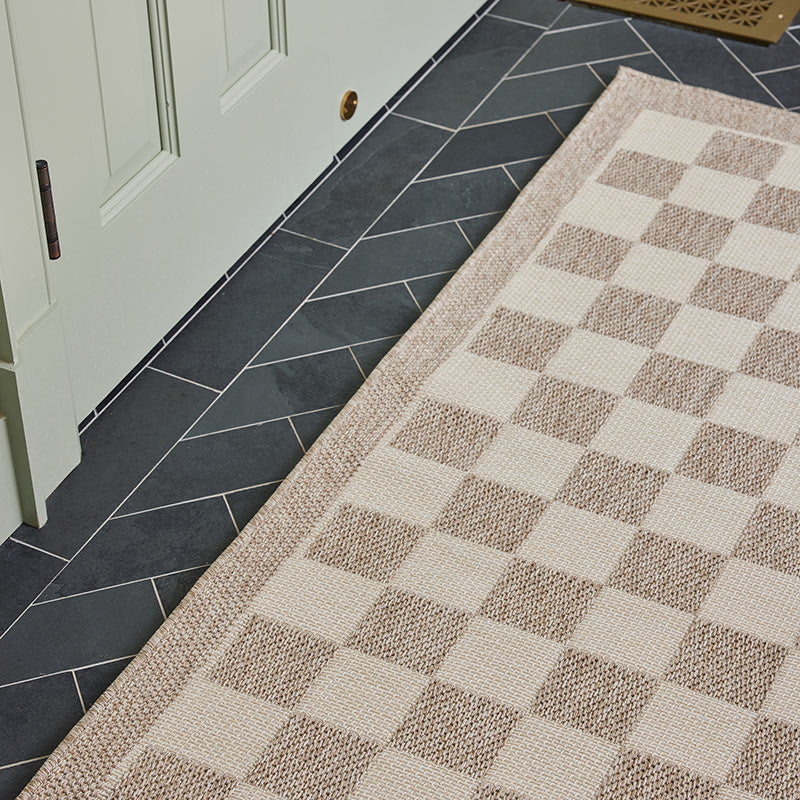 Checkered Outdoor Rug