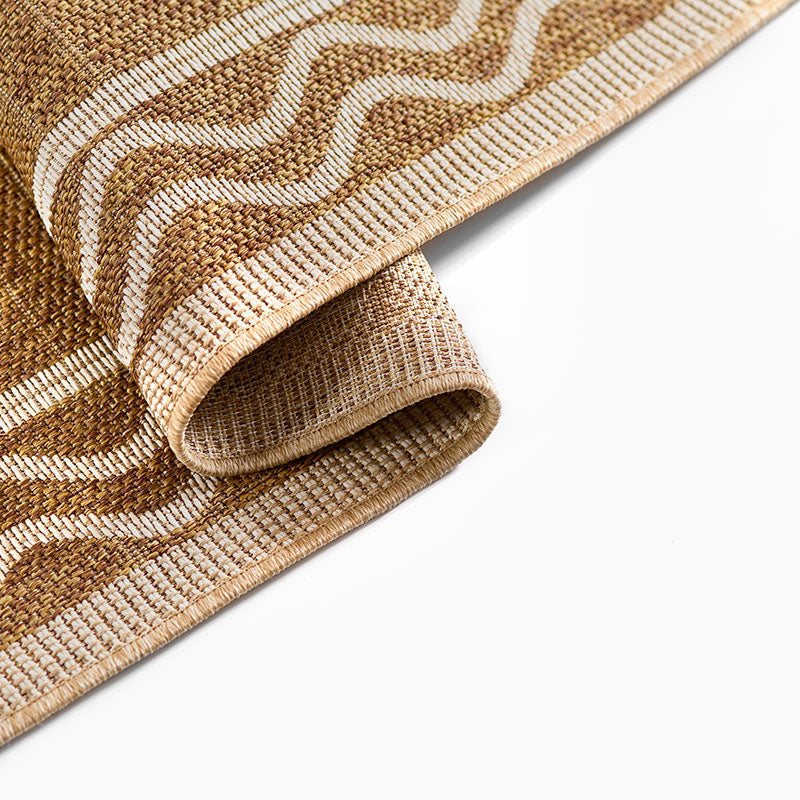 Wave Border Outdoor Rug