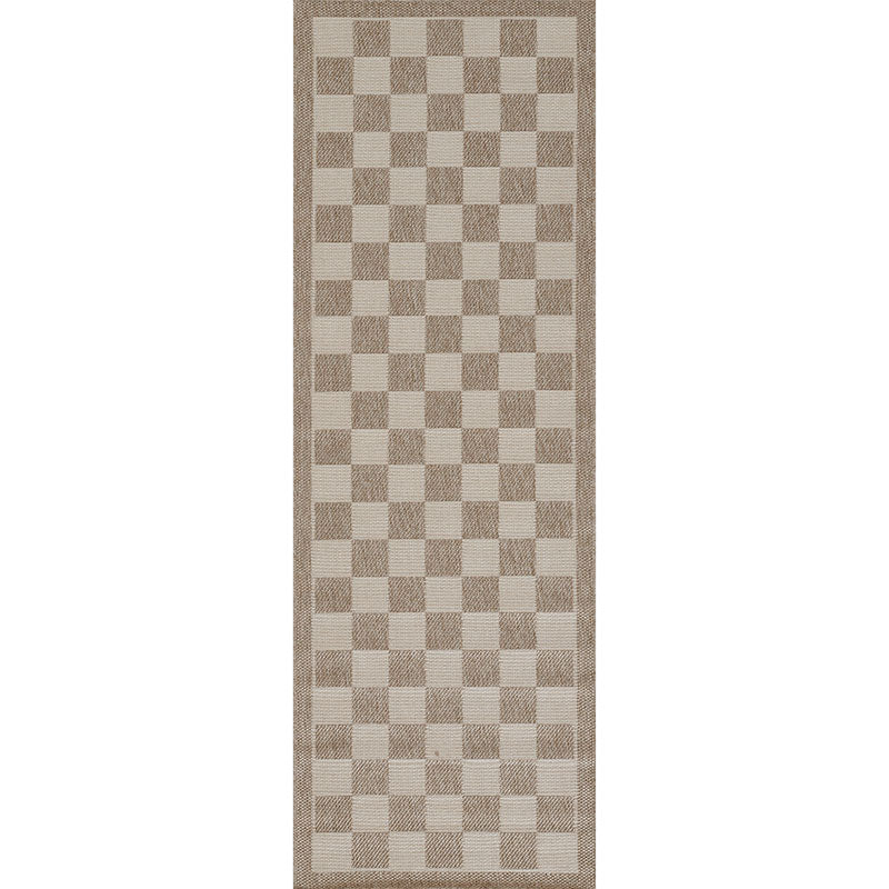 Checkered Outdoor Rug