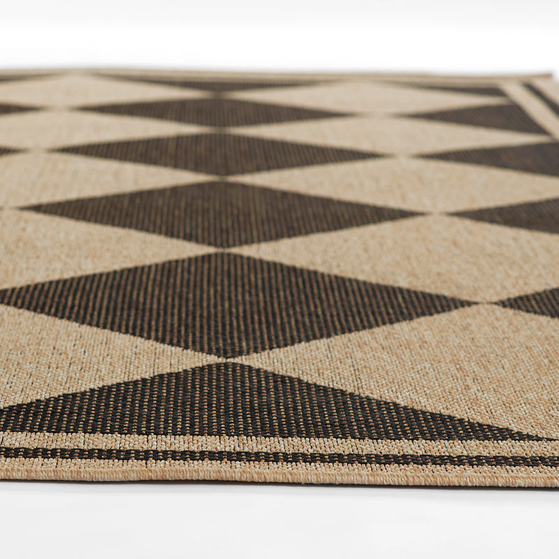 Diamond Checkered Outdoor Rug