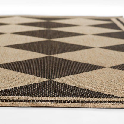 Diamond Checkered Outdoor Rug