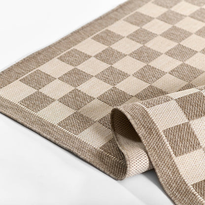 Checkered Outdoor Rug