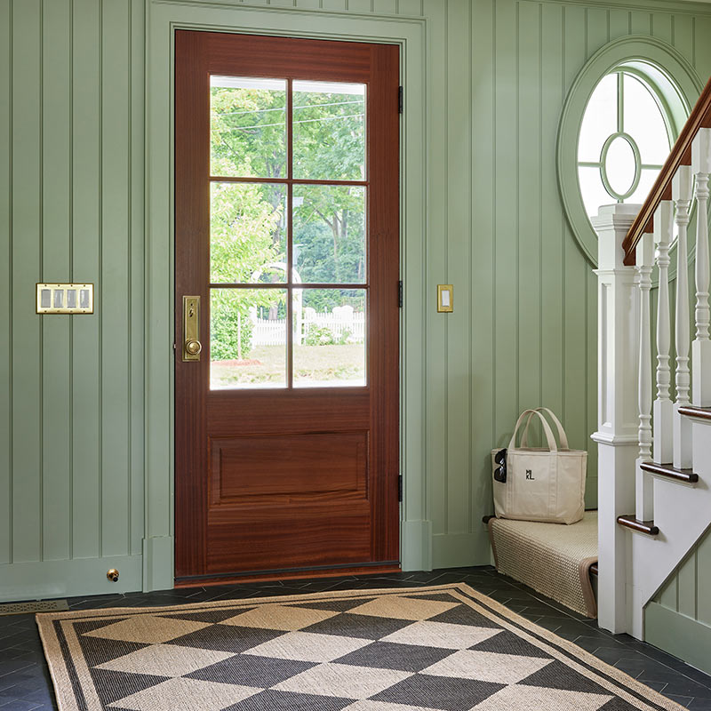 Diamond Checkered Outdoor Rug