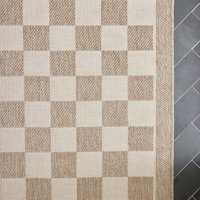 Checkered Outdoor Rug