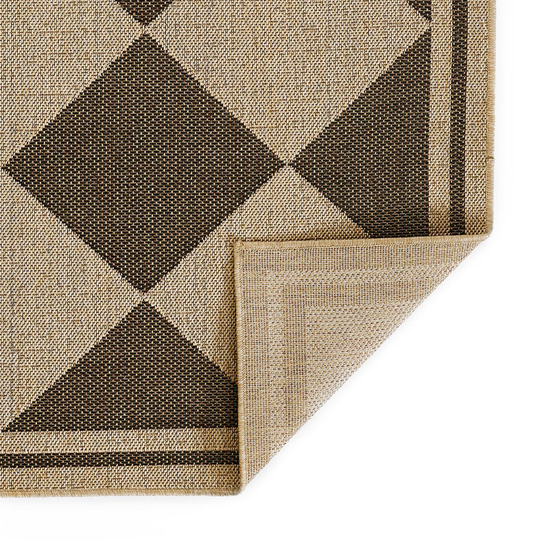 Diamond Checkered Outdoor Rug