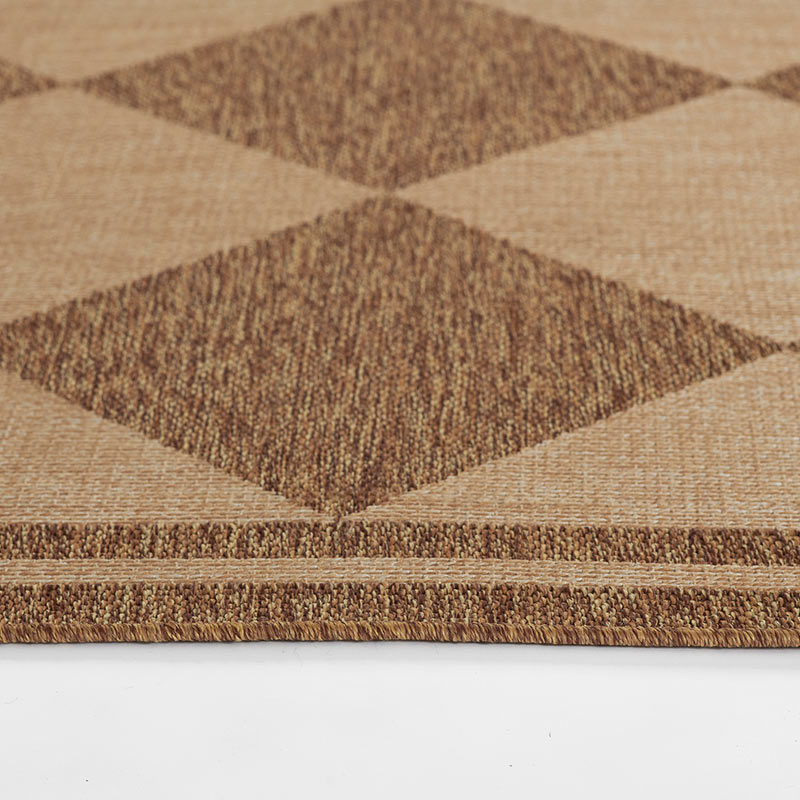 Diamond Checkered Outdoor Rug