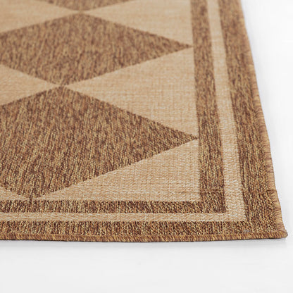 Diamond Checkered Outdoor Rug