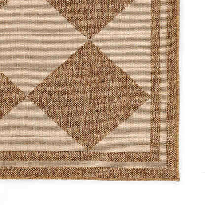 Diamond Checkered Outdoor Rug
