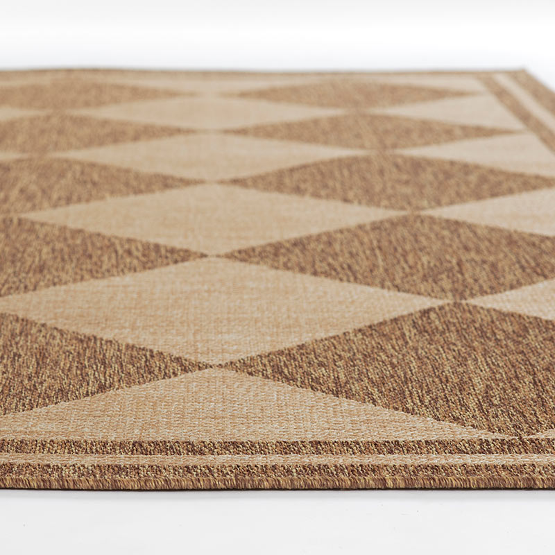 Diamond Checkered Outdoor Rug