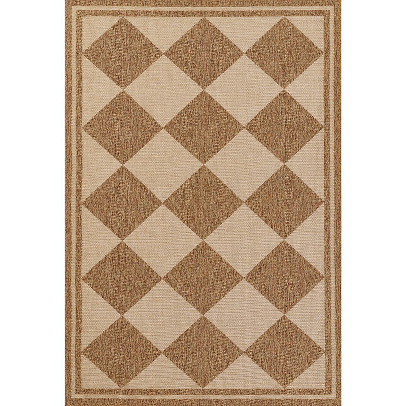 Diamond Checkered Outdoor Rug
