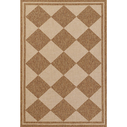 Diamond Checkered Outdoor Rug