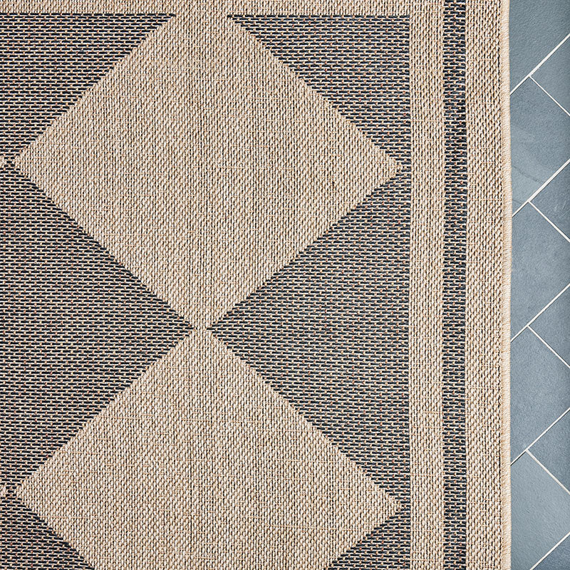Diamond Checkered Outdoor Rug