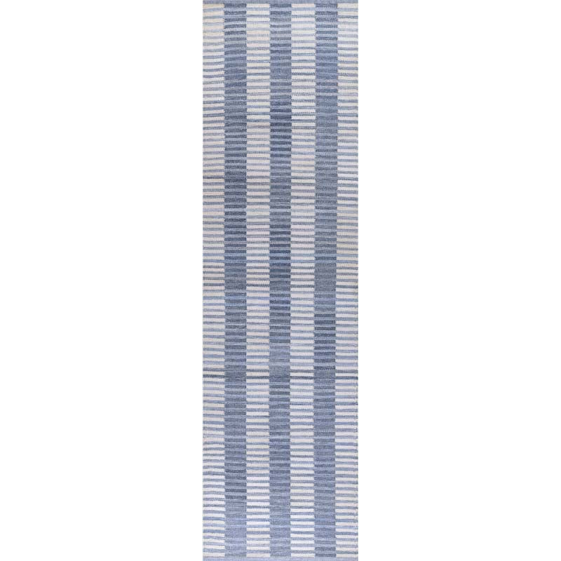 Handwoven Checked Plaid Performance Rug