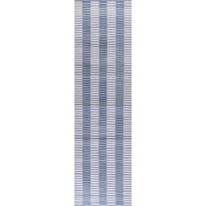 Handwoven Checked Plaid Performance Rug