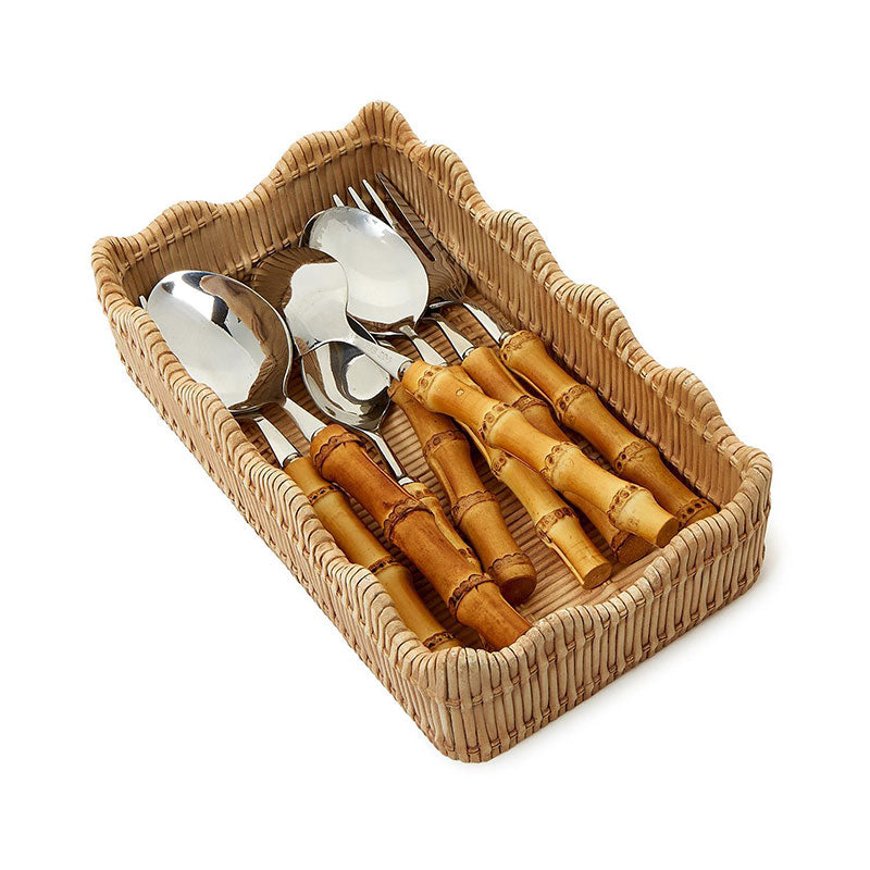 Scalloped Edge Napkin Holder