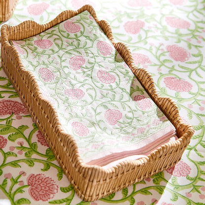 Scalloped Edge Napkin Holder