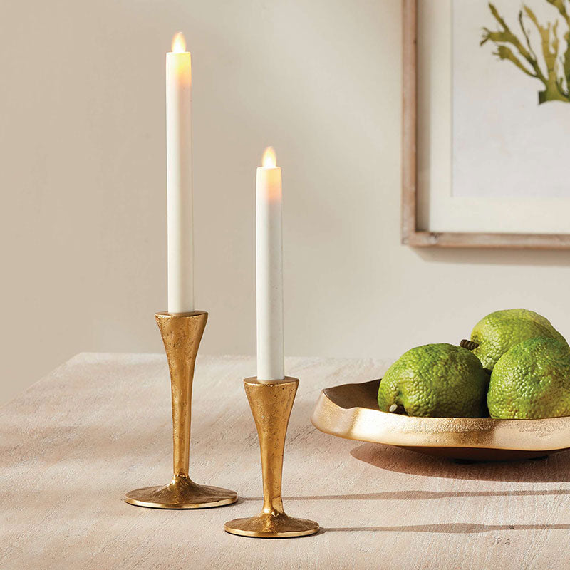 Dramatic Taper Candlestick Holders, Set of 2