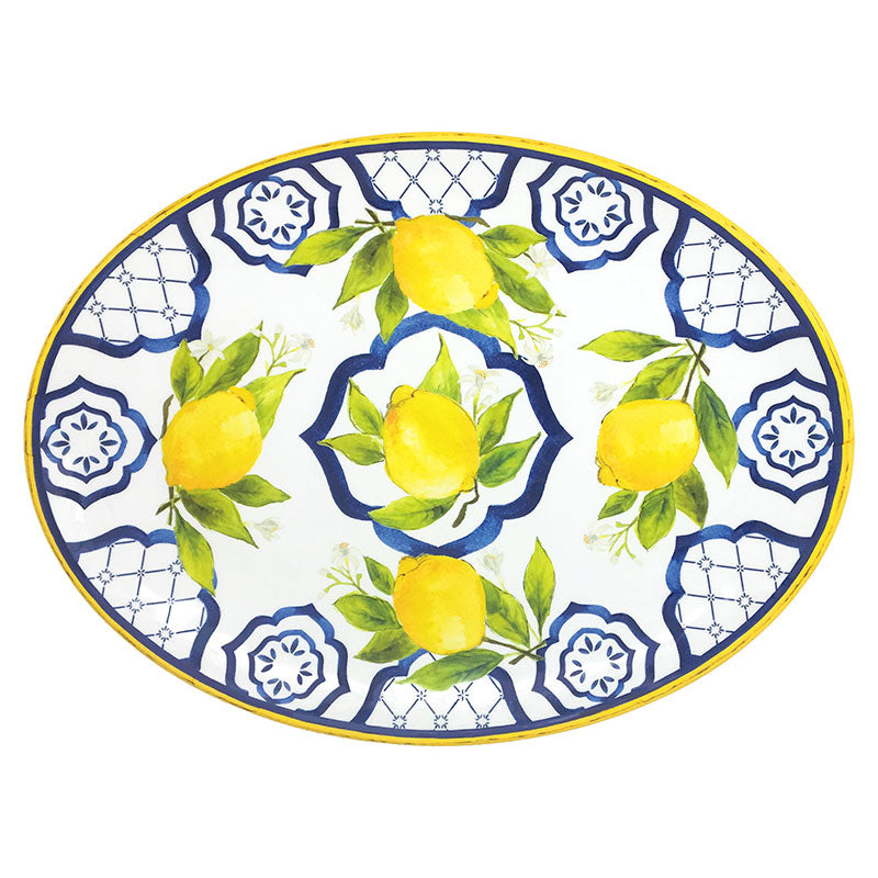 Citrus Melamine Oval Platter