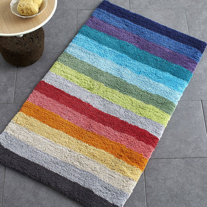 Color Bar Bath Rug