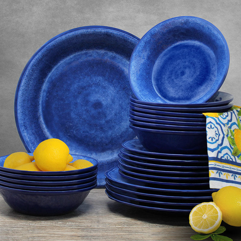 Campania Melamine Salad Plates, Set of 4