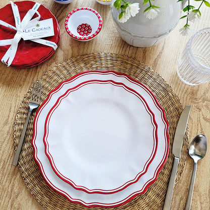 Maison Melamine Salad Plates, Set of 4