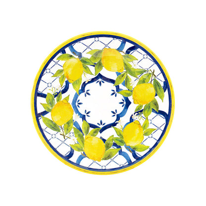 Citrus Melamine Salad Plates, Set of 4