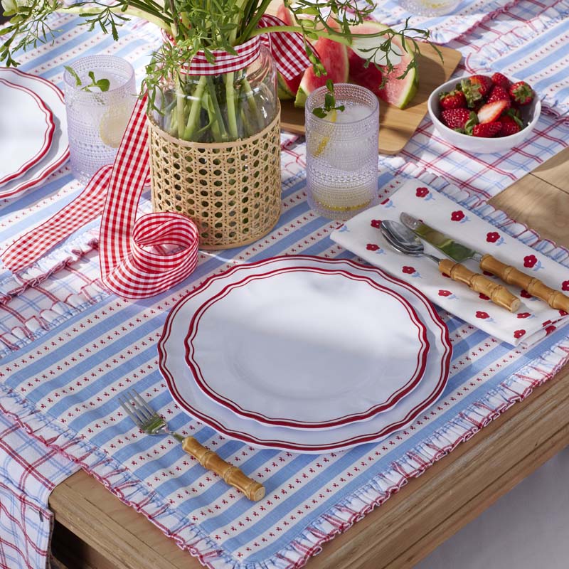 Maison Melamine Salad Plates, Set of 4