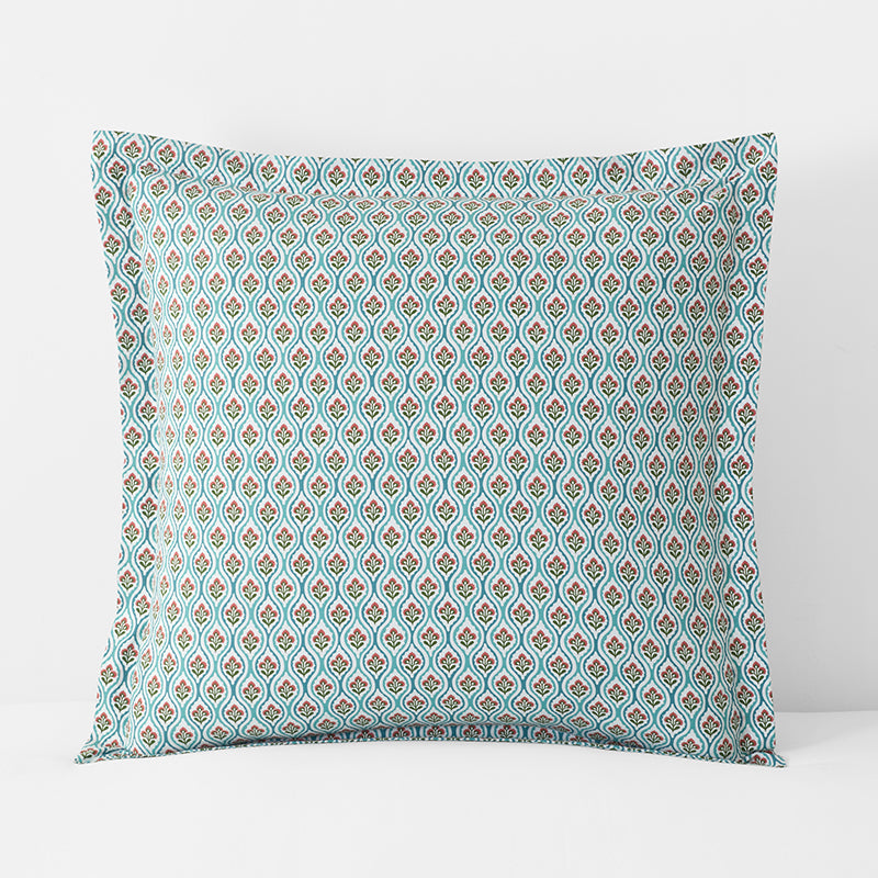 Seraphina Garment Washed Cotton Percale Sham
