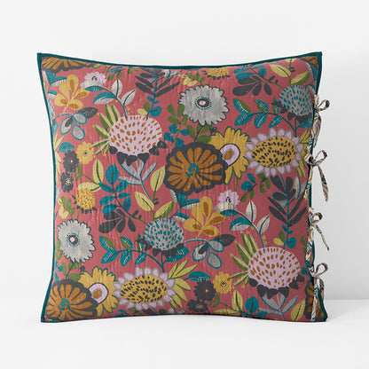 Vintage Wildflower Reversible Quilted Sham