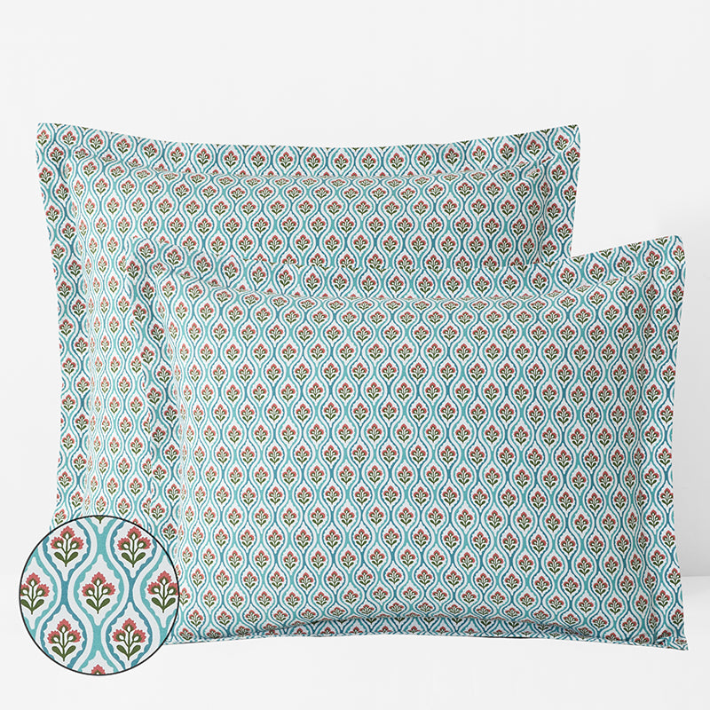 Seraphina Garment Washed Cotton Percale Sham