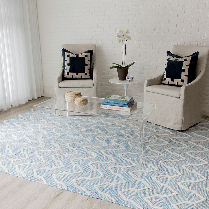 Arrow Stripe Handwoven Wool Rug
