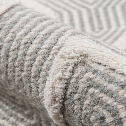 Arrow Stripe Handwoven Wool Rug
