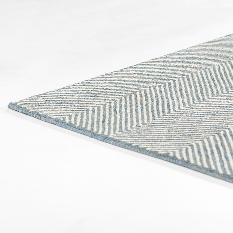 Herringbone Hand Tufted Wool Rug