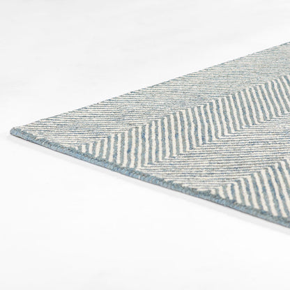 Herringbone Hand Tufted Wool Rug