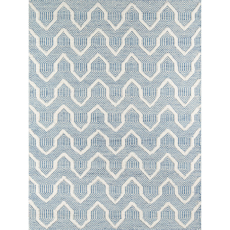 Arrow Stripe Handwoven Wool Rug