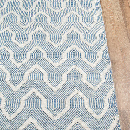 Arrow Stripe Handwoven Wool Rug