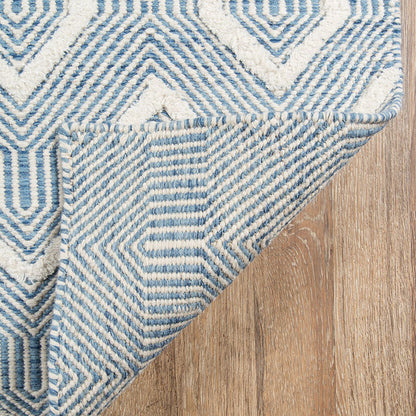 Arrow Stripe Handwoven Wool Rug
